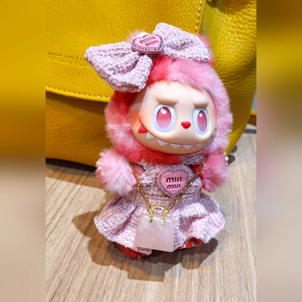 New CRYSTAL GEM BAG for Your LABUBU Lafufu or SKULLPANDA